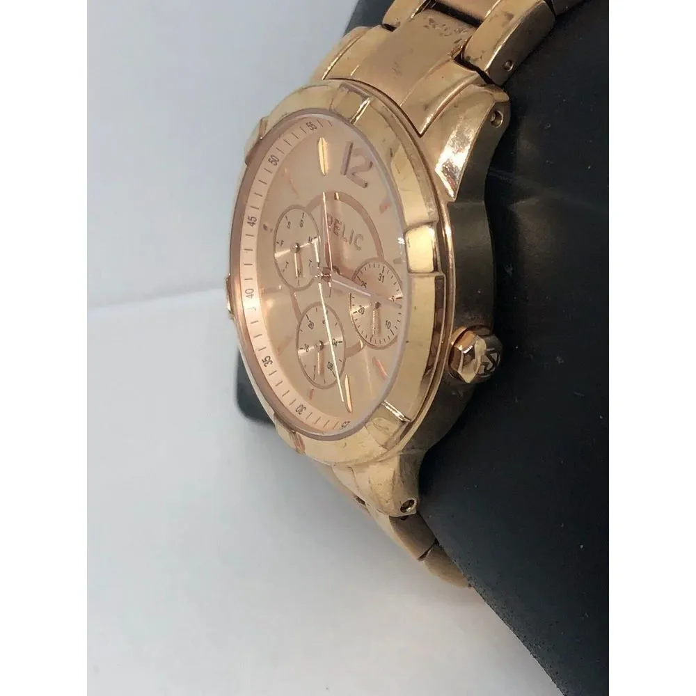 Relic ZR15698 Women's Stainless Steel Analog Rose Gold Dial Quartz Watch HO117